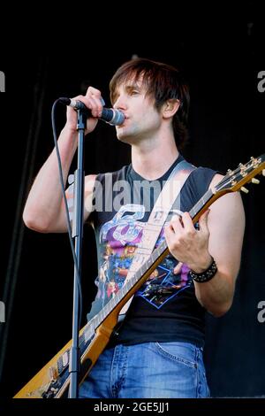 Tim Wheeler - Ash, V2003, Hylands Park, Chelmsford, Essex, Britain - 16 August 2003 Stock Photo