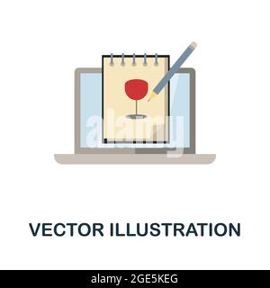 Vector Illustration flat icon. Colored sign from design thinking collection. Creative Vector Illustration icon illustration for web design Stock Vector