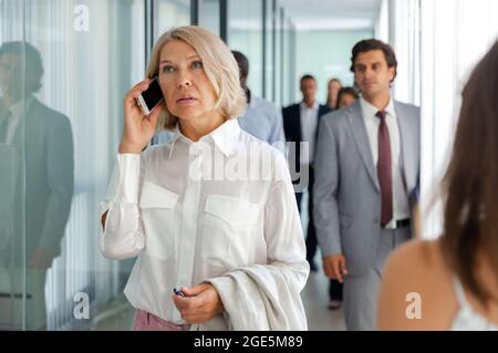 Portrait of adult business woman Stock Photo