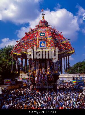 Chariot festival, thiruvarur, tamil nadu, india, asia Stock Photo - Alamy