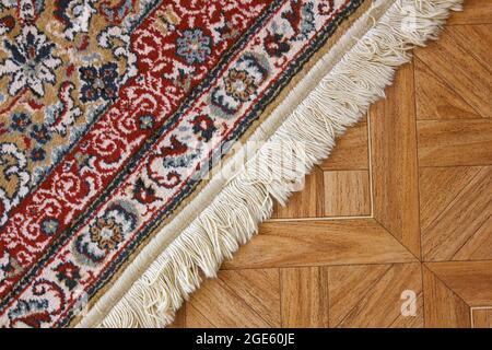 Carpet on the floor. Background Stock Photo