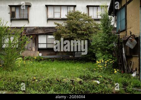 yudanaka, nagano, japan, 2021-13-8 , Yudanaka onsen. Stock Photo