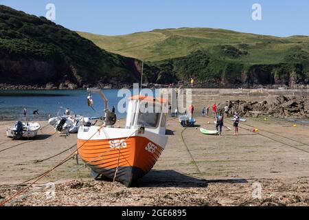 Hope Cove, South Hams district, South Devon, England, UK Stock Photo