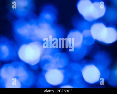 An abstract picture of deliberately out of focus circles Stock Photo