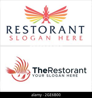The icon lionfish vector modern logo Stock Vector