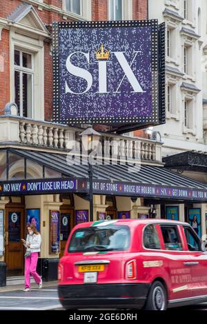 Lyric theatre where the play Six is performed, London Stock Photo