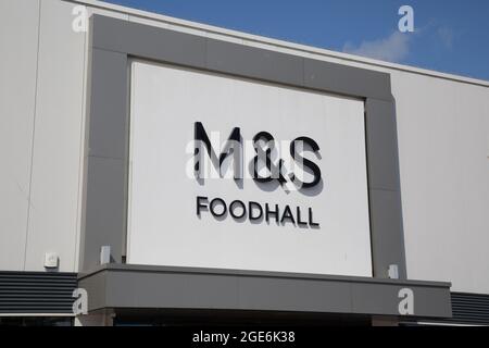 M&S Foodhall Stock Photo