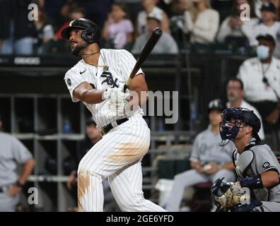 Dyersville, United States. 12th Aug, 2021. Chicago White Sox first baseman Jose  Abreu (79) rounds third base after a solo home run against the New York  Yankees during the first inning of