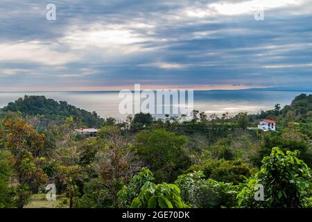 Ocean view near Quepos, Costa Rica Stock Photo