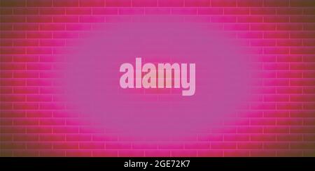 Abstract background light effect brick wall wallpaper decoration architecture technology exterior backdrop pattern seamless vector illustration Stock Vector