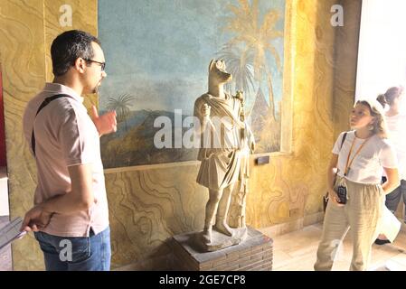 Statue of the god Anubis in the Vatican Museum, Vatican City, Rome ...