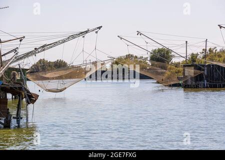 Italy Emilia Romagna - Valli di Comacchio  - Dintorni di Foce Stock Photo