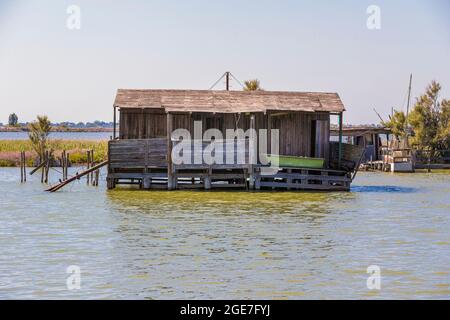 Italy Emilia Romagna - Valli di Comacchio  - Dintorni di Foce Stock Photo