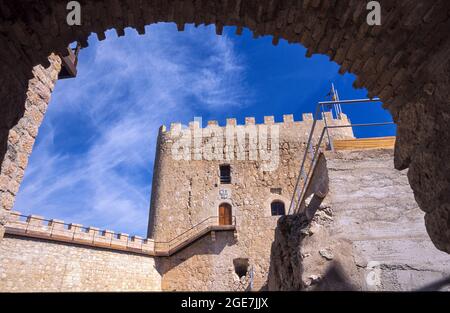 Jumilla castle, Jumilla, Region of Murcia,, Spain Stock Photo