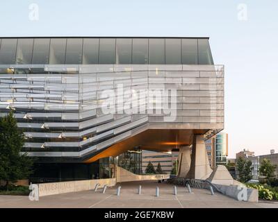 Bill and Melinda Gates Hall at Cornell University designed by Morphosis Stock Photo