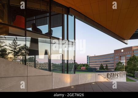 Bill and Melinda Gates Hall at Cornell University designed by Morphosis Stock Photo