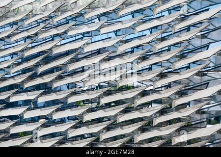 Bill and Melinda Gates Hall at Cornell University designed by Morphosis Stock Photo