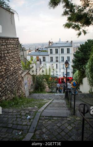 Montmartre in Paris, France Stock Photo