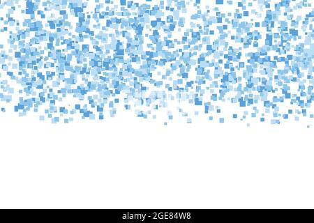 Light multicolor background, colorful vector texture with squares. Splash effect banner. Glitter blue dotted abstract illustration with blurred drops Stock Vector