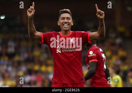 Inglês: Firmino faz 2, Liverpool reage, mas só empata com Brighton