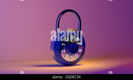 Concept of cybersecurity of digital network systems Stock Photo
