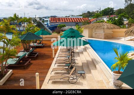 Grand Hotel and Casino resort hotel, Port Vila, Vanuatu Stock Photo