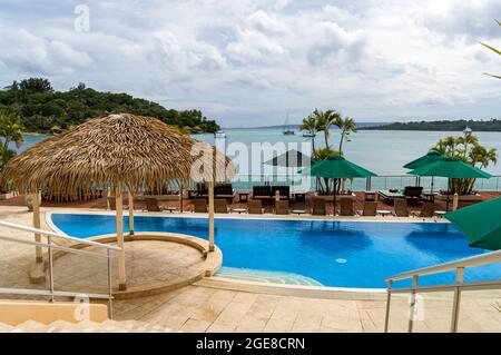 Grand Hotel and Casino resort hotel, Port Vila, Vanuatu Stock Photo