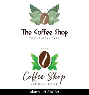 Coffee shop icon illustration logo Stock Vector
