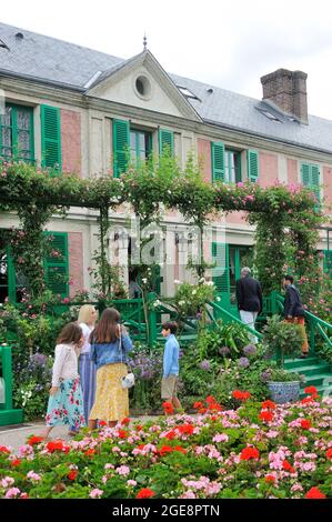 FRANCE, GIVERNY (27) FONDATION CLAUDE MONET, HOUSE AND GARDENS OF CLAUDE MONET Stock Photo