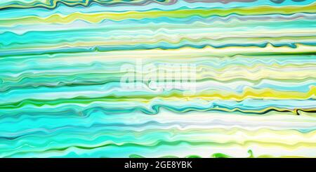 abstract background of liquid paint straight stripes mixing and creating fluid shimmering texture Stock Vector