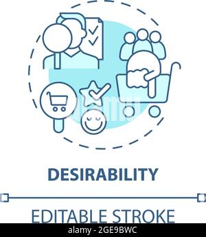 Product desirability concept icon Stock Vector Image & Art - Alamy