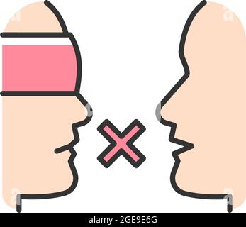 Biases RGB color icon Stock Vector