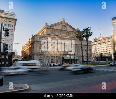 Famous Teatro Colon, the main opera house in Buenos Aires, Argentina Stock Photo