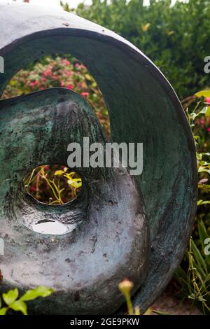 Sphere With Inner Form Barbara Hepworth Sculpture Garden 'Sphere with Inner Form' 1963 Bronze ...
