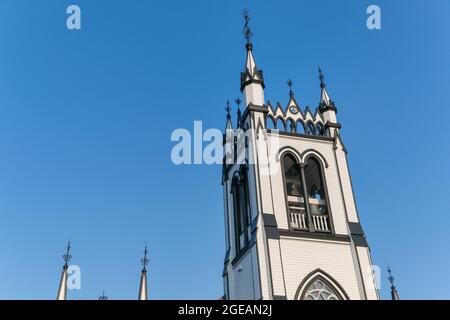 St. John's Anglican Church in Lunenburg, Nova Scotia, Canada Stock Photo