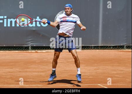 Verona, Italy. 18th Aug, 2021. Paolo Lorenzi of Italy during ATP80 Challenger - Verona - Wednesday, Tennis Internationals in Verona, Italy, August 18 2021 Credit: Independent Photo Agency/Alamy Live News Stock Photo