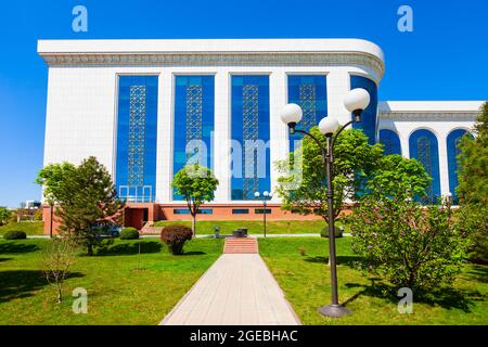 National Library of Uzbekistan named after Alisher Navoi in Tashkent city, Uzbekistan Stock Photo