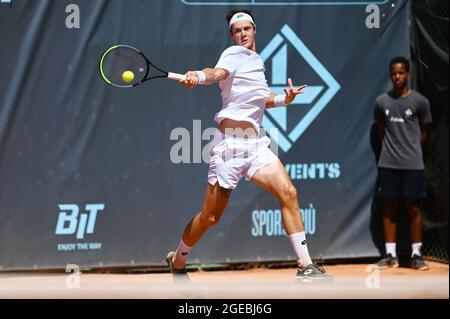Verona, Italy. 18th Aug, 2021. Maxime Janvier of France during ATP80 Challenger - Verona - Wednesday, Tennis Internationals in Verona, Italy, August 18 2021 Credit: Independent Photo Agency/Alamy Live News Stock Photo