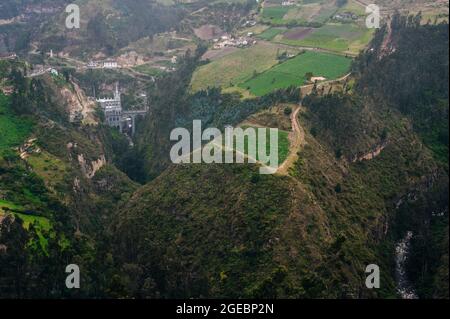 the village near Las Lajas, colombia. High quality photo Stock Photo