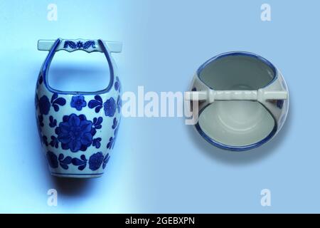 tea ceremony. Collection of Large clay ceramic Stock Photo