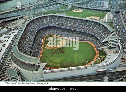 1956 vs Baltimore Interior View Postcard New York Yankees Yankee Stadium 