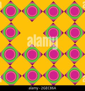 Colorful abstract circle pattern white background dots Stock Photo