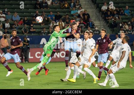 September 26, 2021: Los Angeles Galaxy goalkeeper Jonathan Bond (1) during  an MLS match between Austin