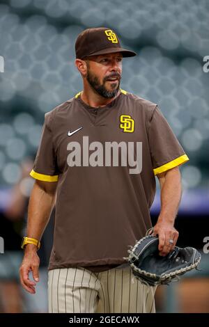 August 17 2021: San Diego first baseman baseman Eric Hosmer (30) before ...