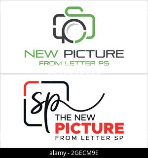 Photography digital studio commercial business logo design Stock Vector