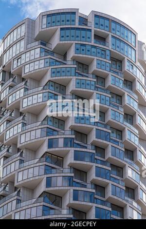 One Park Drive in Canary Wharf London, England UK Stock Photo