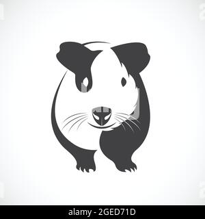 Vector of guinea pig design on white background. Easy editable layered vector illustration. Wild Animals. Stock Vector