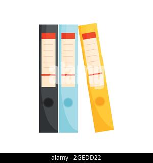 Office files folders icon. Vector illustration. Stock Vector