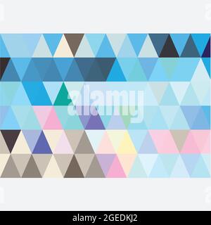 pattern vector triangle with full color, the pattern can be used for web, background, poster background, and more Stock Vector