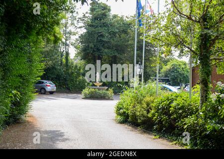 Hotel in Canterbury used to house fleeing Afghanistan migrants Stock Photo